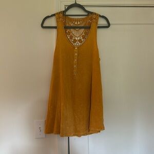 Small halter lace tank top